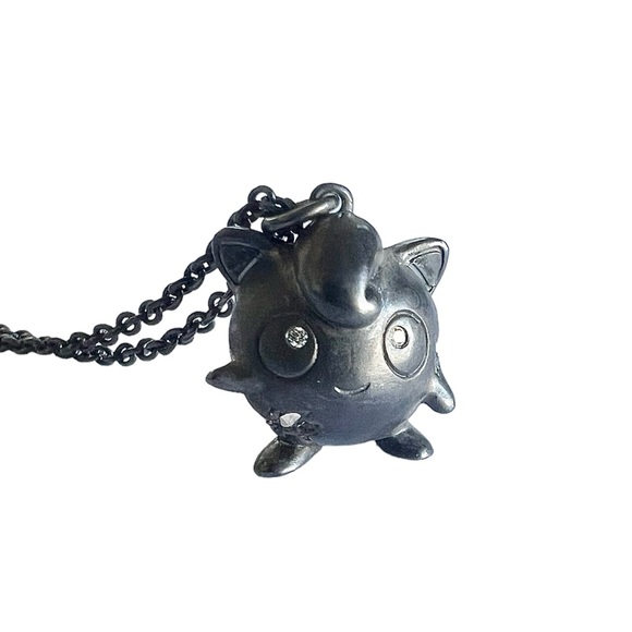 Tiffany & Co Jigglypuff Pokémon Pendant in Oxidized Silver with Diamonds - Picture 5 of 12